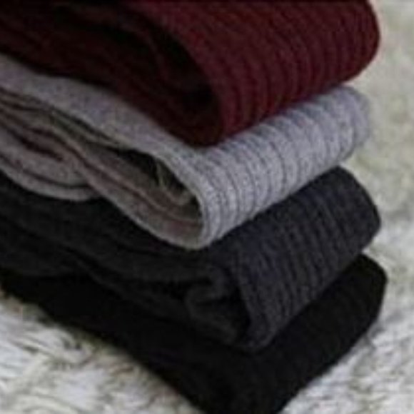 Ribbed Knit Thigh Highs - Picture 3 of 4